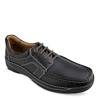 Zapato Confort Casual Hombre H516 Negro